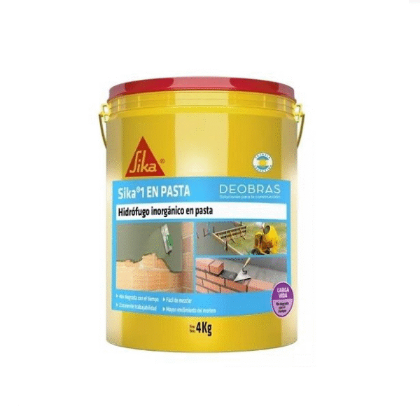 ADITIVO HIDROFUGO 4kg - SIKA -1