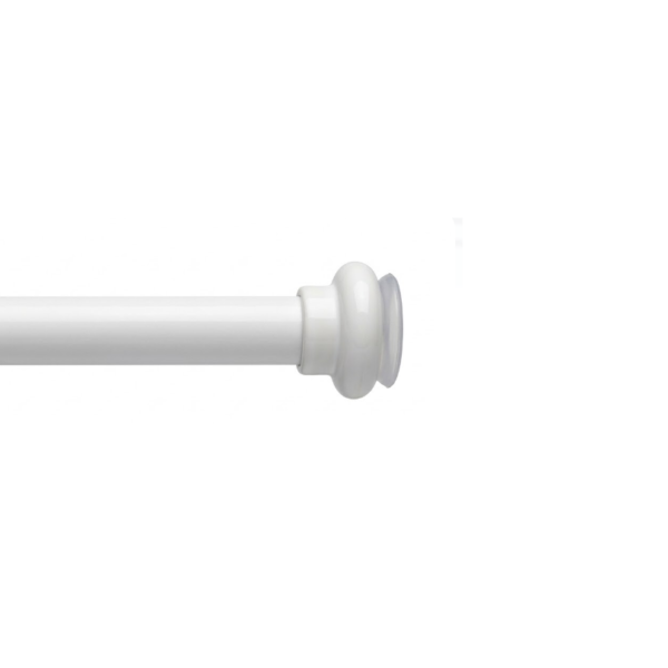BARRAL EXTENSIBLE 1.00 A 1.90 mt LISO BLANCO S/BOCHA