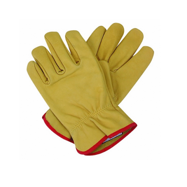GUANTE VAQUETA AMARILLO T10 MEDIO PASEO - DOGO