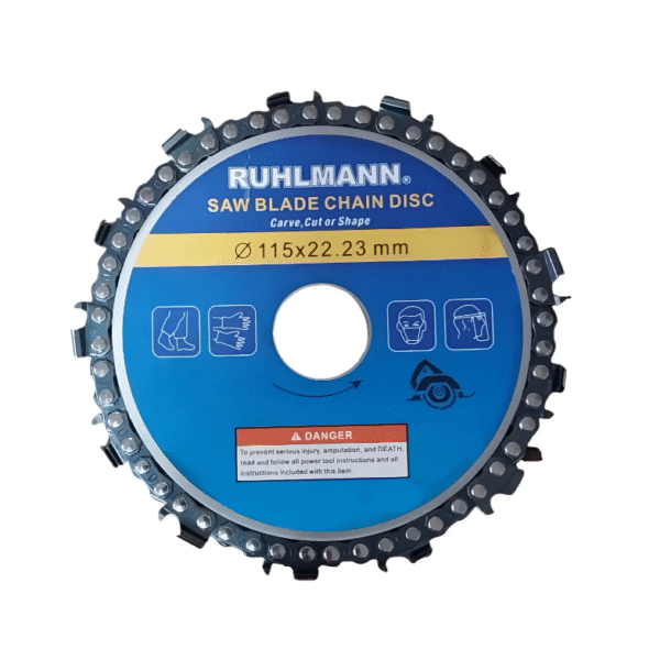 DISCO MOTOSIERRA 115mm CORTE Y DESBASTE - RUHLMANN