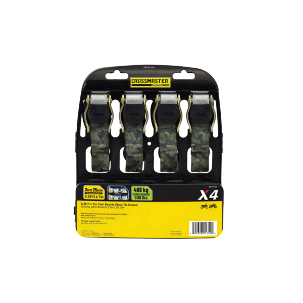 CINCHA AMARRE 408kg x4 CAMUFLADA - CROSSMASTER