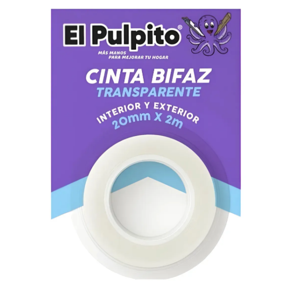 CINTA BIFAZ TRANSPARENTE - EL PULPITO