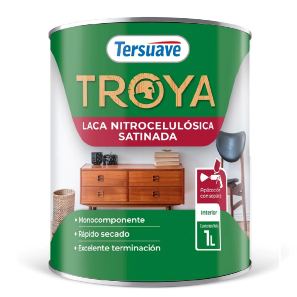 LACA NITROCELULOSICA SATINADA 1lt - TERSUAVE