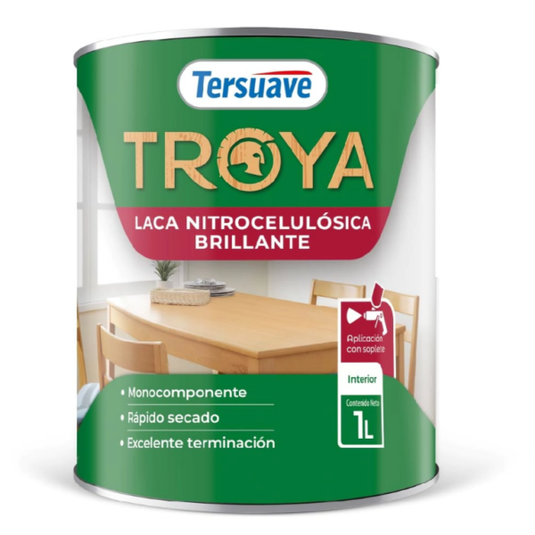 LACA NITROCELULOSICA BRILLANTE 1lt - TERSUAVE